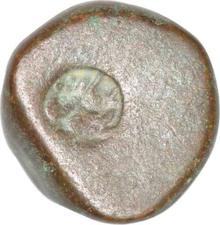 Uniface Copper Paisa of Bhopal State.