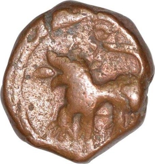 Copper Paisa Coin of Namdar Khan of Gyarapur Mint of Hyderabad Feudatories of Elichpur.