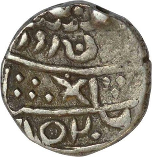 Silver One Rupee Coin of Karauli State.