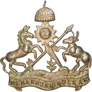 Silver Uniform badge of Maharaja Holkar of Indore.