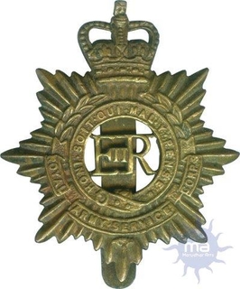 Brass Badge of Royal Army Service Corps.