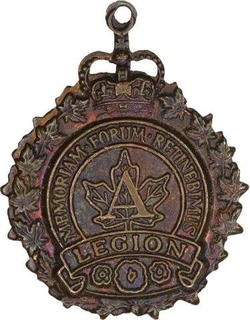 Copper Medallian of Canada.