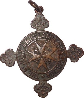 Copper Medal of St John Ambulance Association of London.