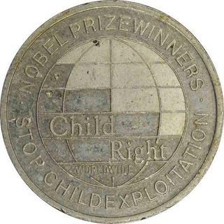 Cupro Nickle Medallian Token of Jan Tinbergen.