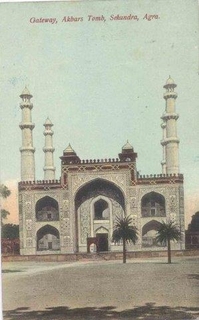 Picture Post card of Agra.