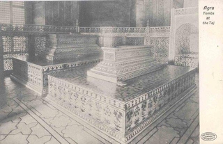 Picture Post card of Agra Tombs.