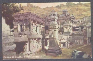 Picture Post Card of Caves of Elloa.