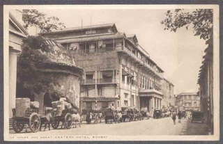 Picture Post Card of Ice House and Great Western Hotel.