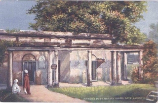 Picture post card of Building of Lucknow.