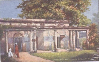 Picture Post Card of Building of Lucknow