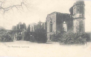 Picture Post Card of Building of Lucknow