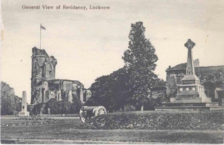 Picture Post Card of Building of Lucknow