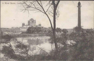 Picture Post Card of Building of Lucknow