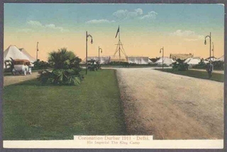 Picture Post Card of Coronation Durbar.