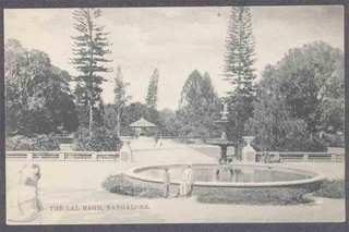 Picture Post Card of The Lal Bagh of Bangalore.