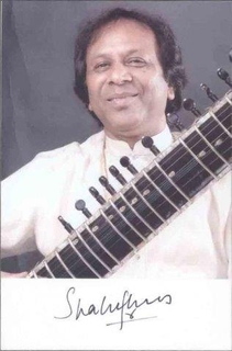 Autograph of Ustad Shahid Parvez.