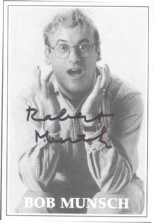 Autograph of Bob Munsch.