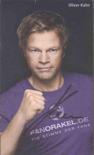 Autograph of Oliver Kahn.