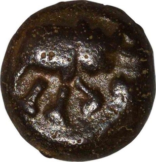 Copper Coin of Satkarni I of Satavahana Dynasty.