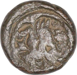 Copper Two Jital Coin of Krishnadevaraya  of Tuluva Dynasty  of Vijaynagar Empire.