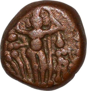 Copper Kasu Coin  of Ramayan Series of Thanjavur Nayakas.