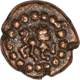 Copper Kasu Coin of Madurai Nayakas.