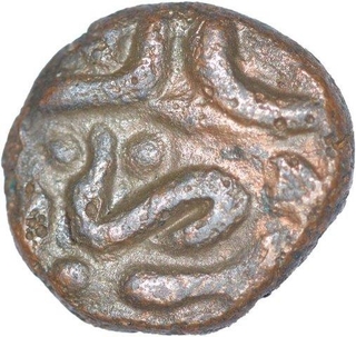 Copper One By Twenty Paisa Coin of Sher Shah Suri of Delhi Sultanate.