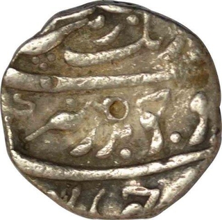 Silver Coin  Rupee Coin of Aurangzeb of Nasirabad Mint.