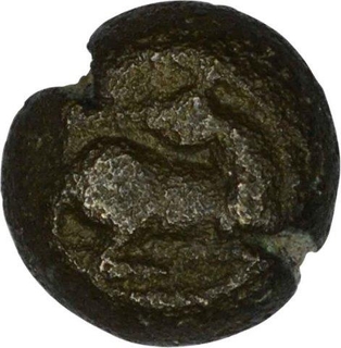 Copper Half Kasu Coin of Raja Ram of Gingee Marathas.