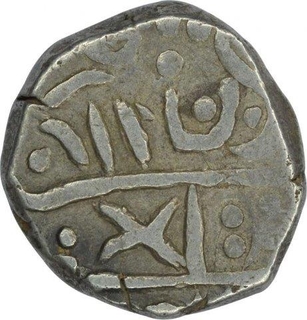 Silver One  Rupee Coin of Karauli State.