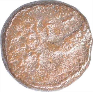 Copper Four Cash Coin of Christian VII of Tranquebar of India Danish.