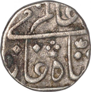 Silver One Rupee Coin of Bombay Mint of Bombay Presidency.