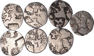 Punch Marked Silver Karshapana Coin of Magadha Janapada.