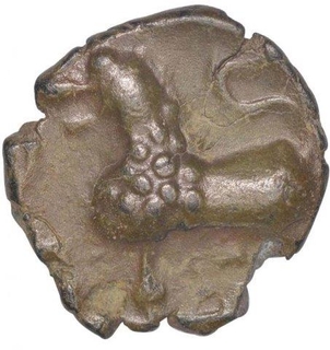 Potin Coin of Satakarni I of Satavahana Dynasty.