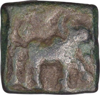 Copper Coin of Bhadra Mitra Dynasty.