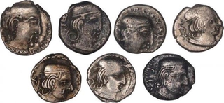 Silver Drachma Coin of Western Kshatrapas.