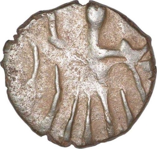 Copper Quarter Coin of Vasudeva I of Kushan Dynasty.