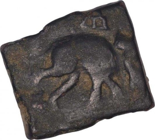 Copper Coin  of Taxila Region of Post Mauryan.