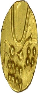 Gold Coorg Fanam Coin of Veera Raya.