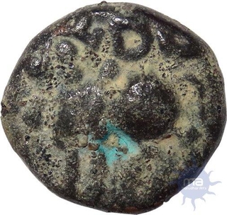 Copper Jital Coin of Devaraya I Vijayanagara Empire.