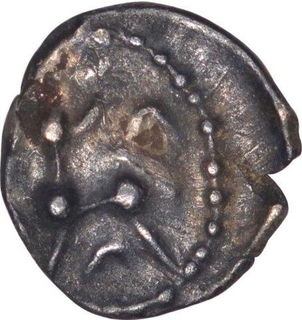 Silver Tara Coin of Devaraya I of Vijayanagara Empire.