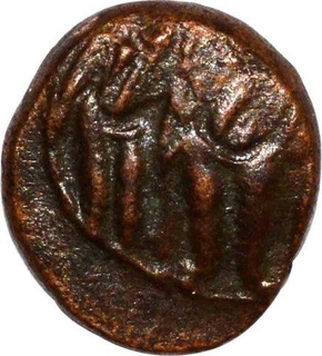 Copper Kasu Coin of  Raghunatha Nayaka of Thanjavur Nayakas.