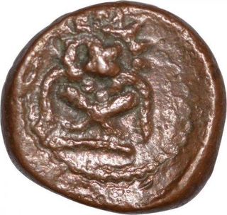 Copper Kasu Coin of Madurai Nayakas.