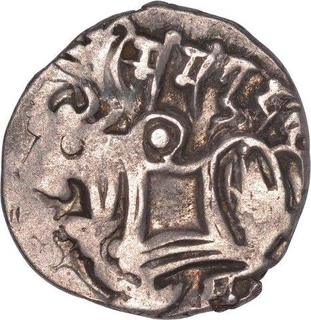 Billon Coin of Samanta Deva of Turk and Hindu Shahis of Kabul and Gandhara.