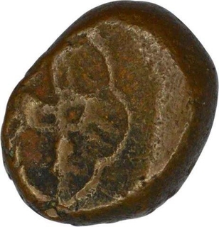 Copper Kasu Coin of Nawab of Arcot State.