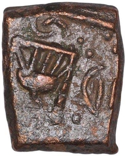 Copper One Paisa Coin of Wakhat Singhji of Lunawada State.