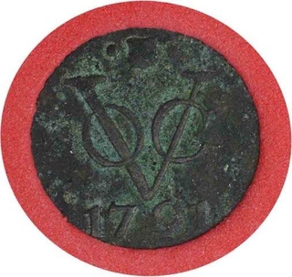 Copper Cash Coin of Dutch.