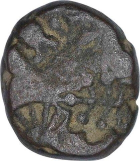 Punch Marked Copper Coin of Ujjaini Region.