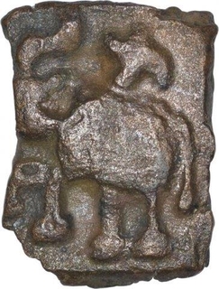 Copper Coin of Satkarni I of Pusad Region of Satavahana Dynasty.