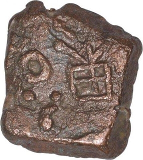 Copper Coin of Ujjaiani Region.